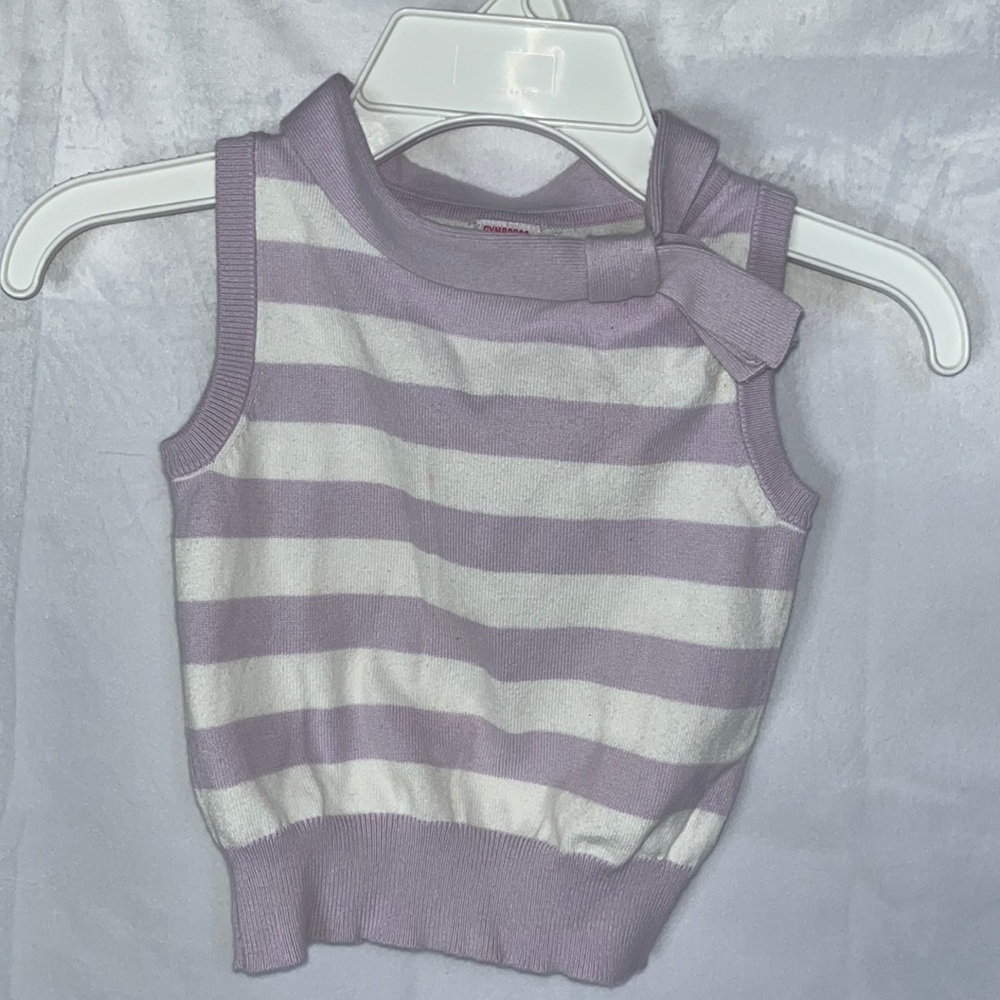 Gymboree Purple white sweater